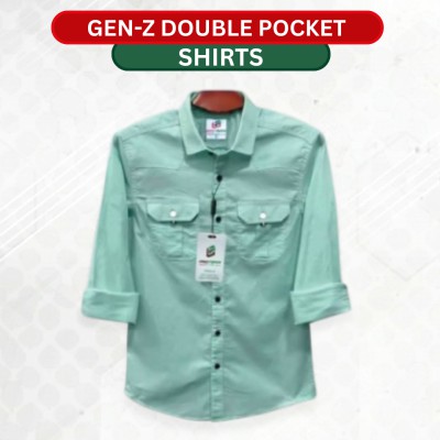 Premium Gen-Z Double Pocket Cotton Shirt